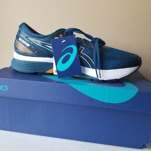 Asics Gel-Nimbus 21 Mako Blue/Black Running Sneaker Shoe Men's Size 12 NEW